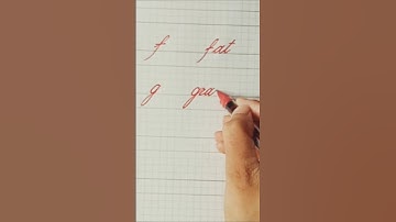 How to write words in Cursive Style #joining #handwriting #copperplate #cursivewriting #calligraphy