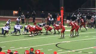 23Sep2011 v Parkway North - Kirkwood 03 - McHugh - 31yd pass.MPG