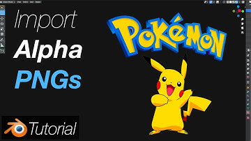 [2.93] Blender Tutorial: How to Import PNGs With Transparency
