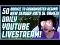 Bronze to Grandmaster Begins! New Season HOTS SL Games!