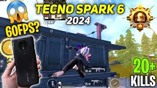 Tecno Spark 6 Pubg Test 2024 🔥| 60 FPS Extreme Gameplay | Pubg Mobile