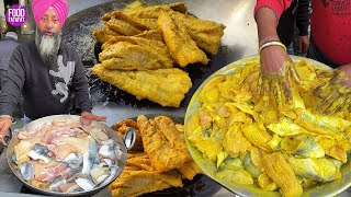 Best Making of Biggest Amritsari Fish Fry Rs. 400/- Only l Amritsar Street Food