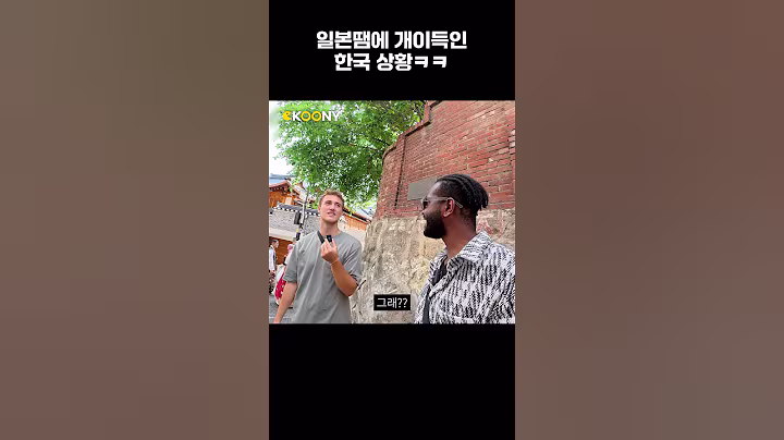 환상 때문에 일본에 갔다 잠깐 들린 한국에 오히려 반하는 외국인들ㅋㅋ #shorts