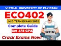 ECO402 Mid Term Preparation 2025 | ECO402 Mid Term Paper 2025 | By The Merciful Academy