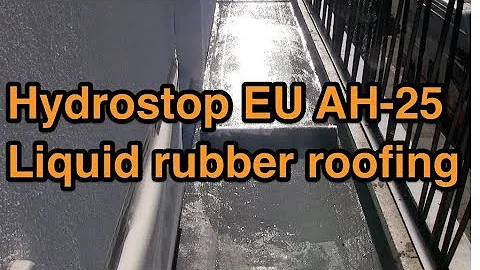 Hydrostop EU AH-25 Liquid rubber roofing material for new flat roofs and flat roof repairs