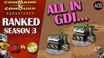 Command & Conquer Remastered: Tiberian Dawn (C&C TD) - 1v1 Online Ladder / Ranked - Season 3