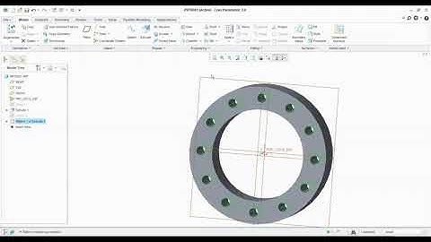 How to use Axis pattern in Creo parametric