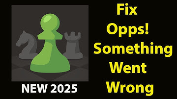 Fix Chess  App Oops Something Went Wrong Error | Fix Chess  went wrong error