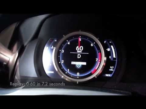 2014 Lexus IS 350 F Sport 0-60 MPH in 7.2 seconds