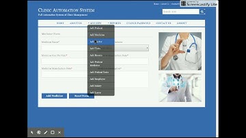 Java, JSP & MySQL Project On Clinic Automation System