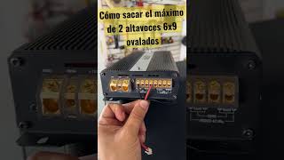 Cómo Sacar el Máximo provecho a 2 altavoces de 6X9 con Amplificador de 4 canales #caraudio