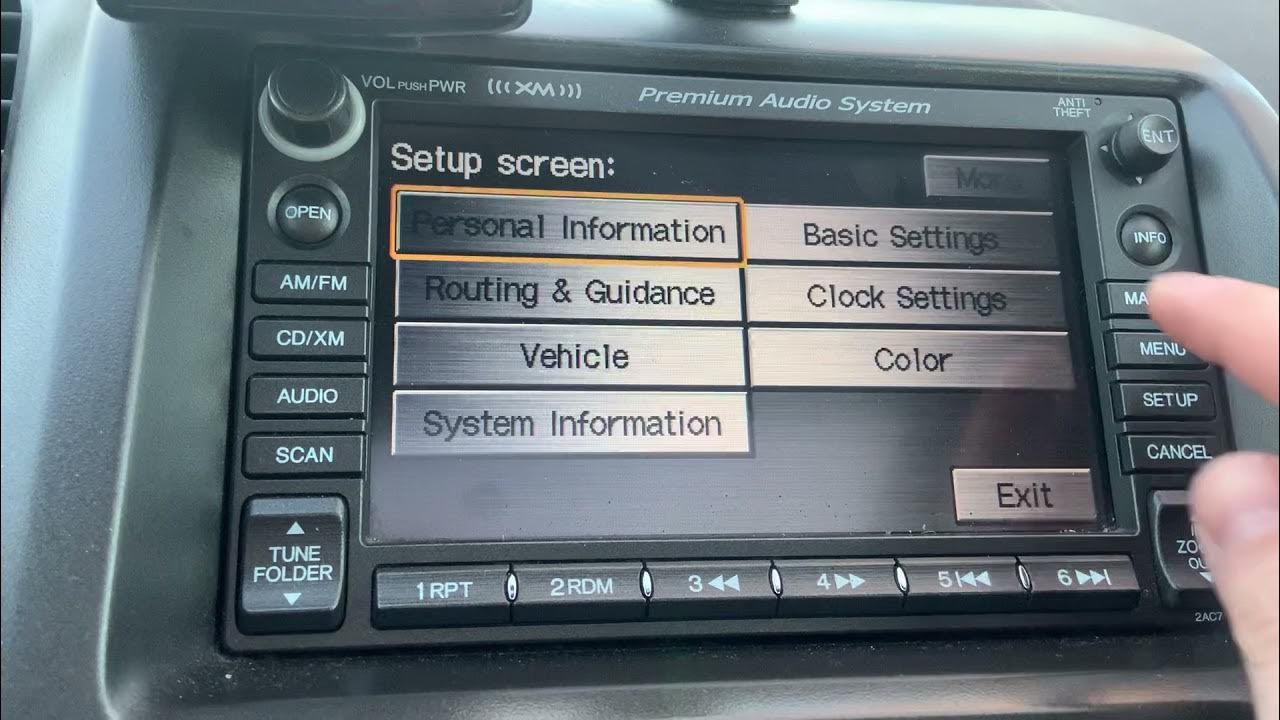 Honda Clock wrong time automatically resets to 400 year 2002 Y2K22