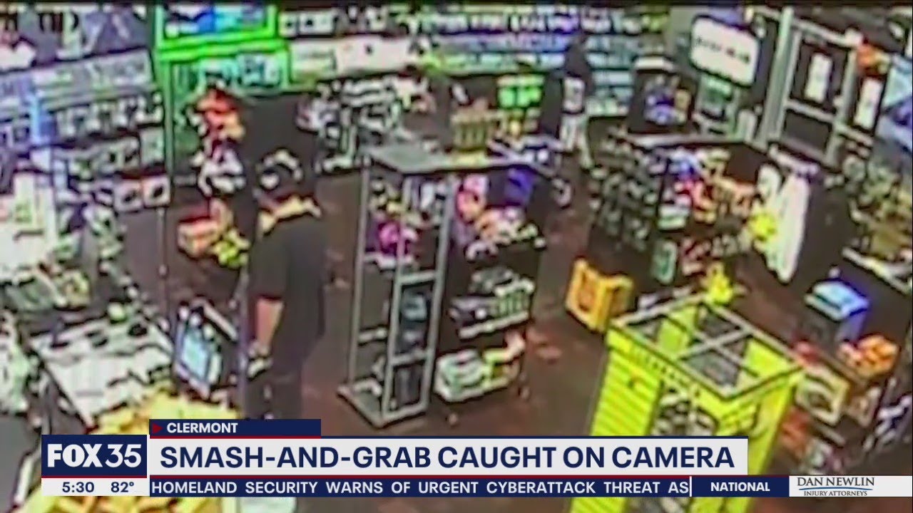 smash + grab  2022  Crooks take off with Xbox consoles in smash-and-grab robbery, police say