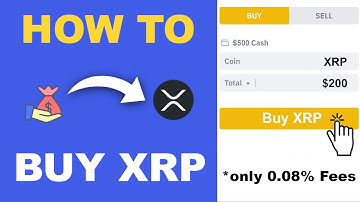 How To Buy XRP ✅ Tutorial for Beginners (0.08% Fees)