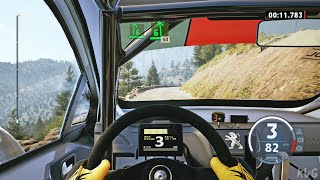 EA Sports WRC - Peugeot 208 T16 R5 2015 - Cockpit View Gameplay (PC UHD) [4K60FPS]