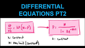 HSC Year 12 Extension 1 (3U) - Differential Equations Applications Part 2 Logistical Growth