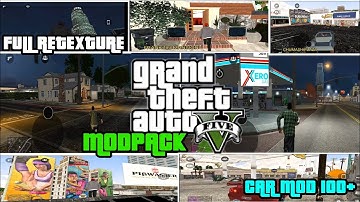 RELEASE!!! MODPACK GTA V STYLE HIGH VERSION || FULL RETEXTURE & MAPPING || GTA SA ANDROID
