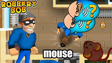 Blue Guard Using Mouse To Gameplay Finish Robbery Bob 1 - Part 8