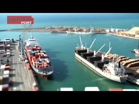 Napier Port Tilt Shift Time Lapse