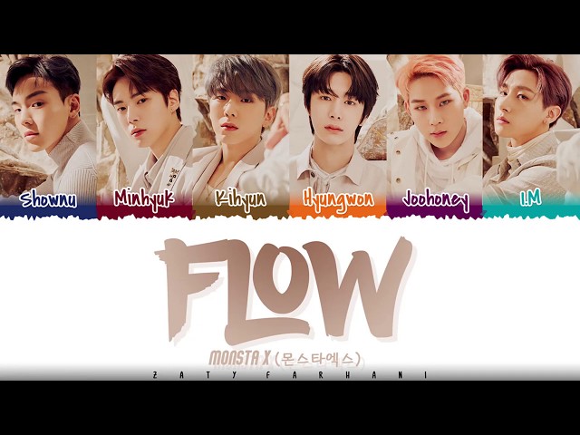 MONSTA X  - 'FLOW' Lyrics [Color Coded_Han_Rom_Eng] class=