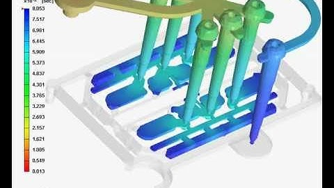 Moldex3D Flow Simulation of special runner design