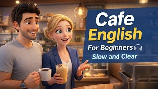 Cafe vocabulary - ☕ 🔥 Easy and Slow English for beginners