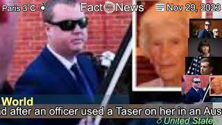 [Latest]Police officer charged with manslaughter after 95-year-old was Tasered