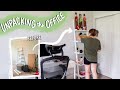 UNPACKING & SETTING UP MY HOME OFFICE! We're not done yet, but she's getting there!