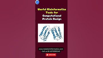 Bioinformatics Tools for Computational Protein Design #biotechnology #biochemistry  #bioinformatics