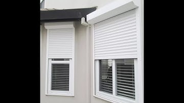 aluminum roller shutter window