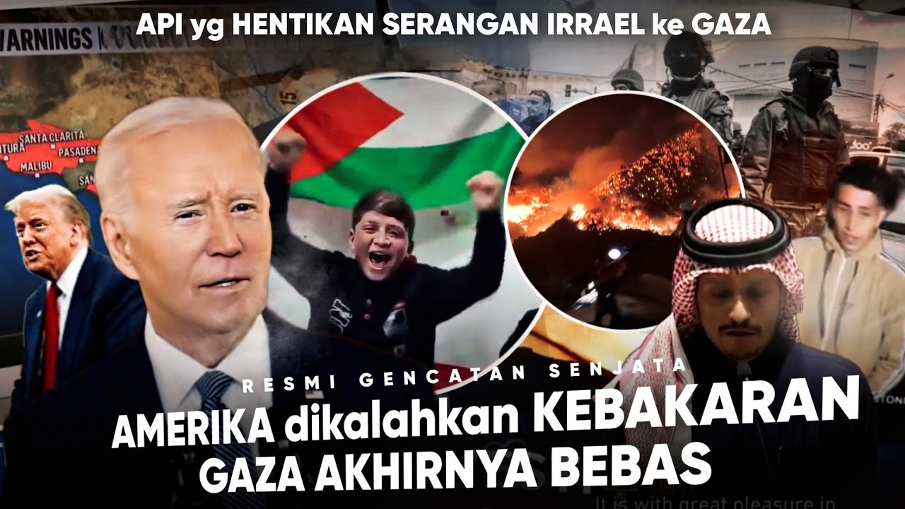 Api telah membuat AS Sadar, Warga GAZA bebas kembali ke Rumah : Akhirnya dari Pertempuran