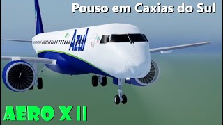 Aero X II - Pouso em Caxias do Sul (E195 E2 Azul) - 4K