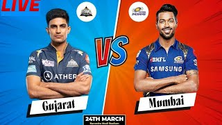 🔴 Live IPL 2024: GT Vs MI Live Match, Mumbai vs Gujarat | IPL Live Scores &amp; Commentary #cricket