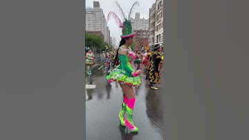 Most Beautiful Caporalita  🇧🇴 Bolivian Dancer at New York Dance Parade 2023 #shorts