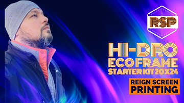 VLOG EP6 screenprinting.com Eco Starter Kit - 20x24in Pull your own screens.