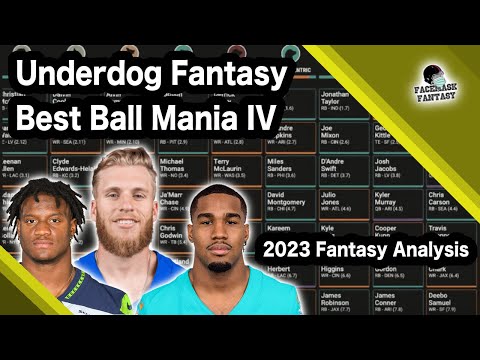 Underdog Fantasy Best Ball Mania IV is LIVE