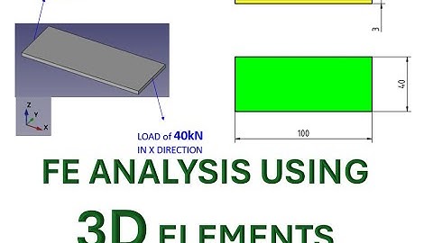 Tutorial to learn 3D Finite Element Analysis using PrePoMax - A Free and Opensource Software