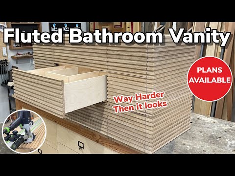 How to Build Cabinets for your Bathroom || Cabinet Building DIY