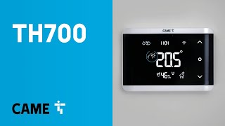 CAME TH700, the smart thermostat controlled by smartphone, Amazon Alexa compatible