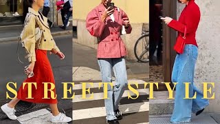 The Latest Casual Fashion Trends in Milan: Spring Street Style•The Ultimate Fashion Guide