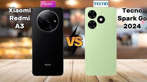 Redmi A3 (vs) Tecno Spark Go 2024