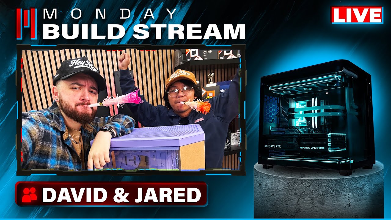 META MILLY MONDAY BUILD STREAM! CUSTOM STREAMER PC! RATING YOUR SETUPS ...