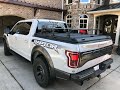 Ford Raptor - Diamondback Bed Cover with Front Runner Load Bars for a Roof Top Tent