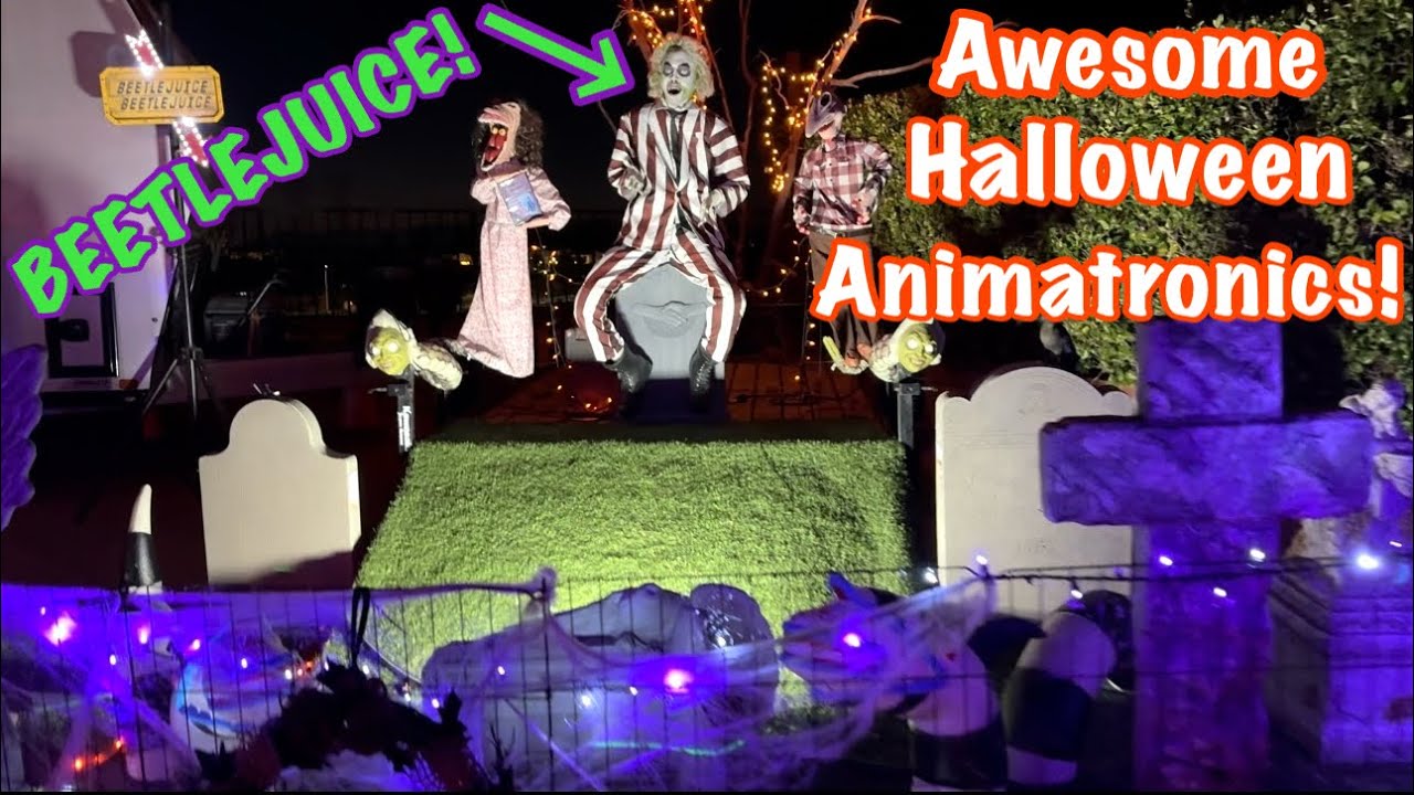 Spirit Halloween and Home Depot Halloween Animatronics! Awesome to see ...