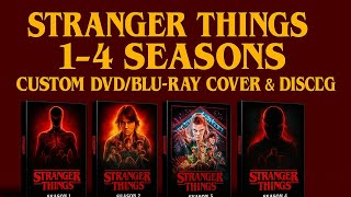 Stranger Things DVD Collection – Seasons 1–4 Custom Covers &amp; Disc Set (Fanmade)