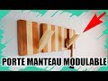 Porte Manteau Mural Bois Design