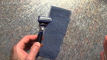 How To "Sharpen" and reuse An Old Razor Blade Method