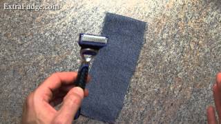 How To "Sharpen" and reuse An Old Razor Blade Method