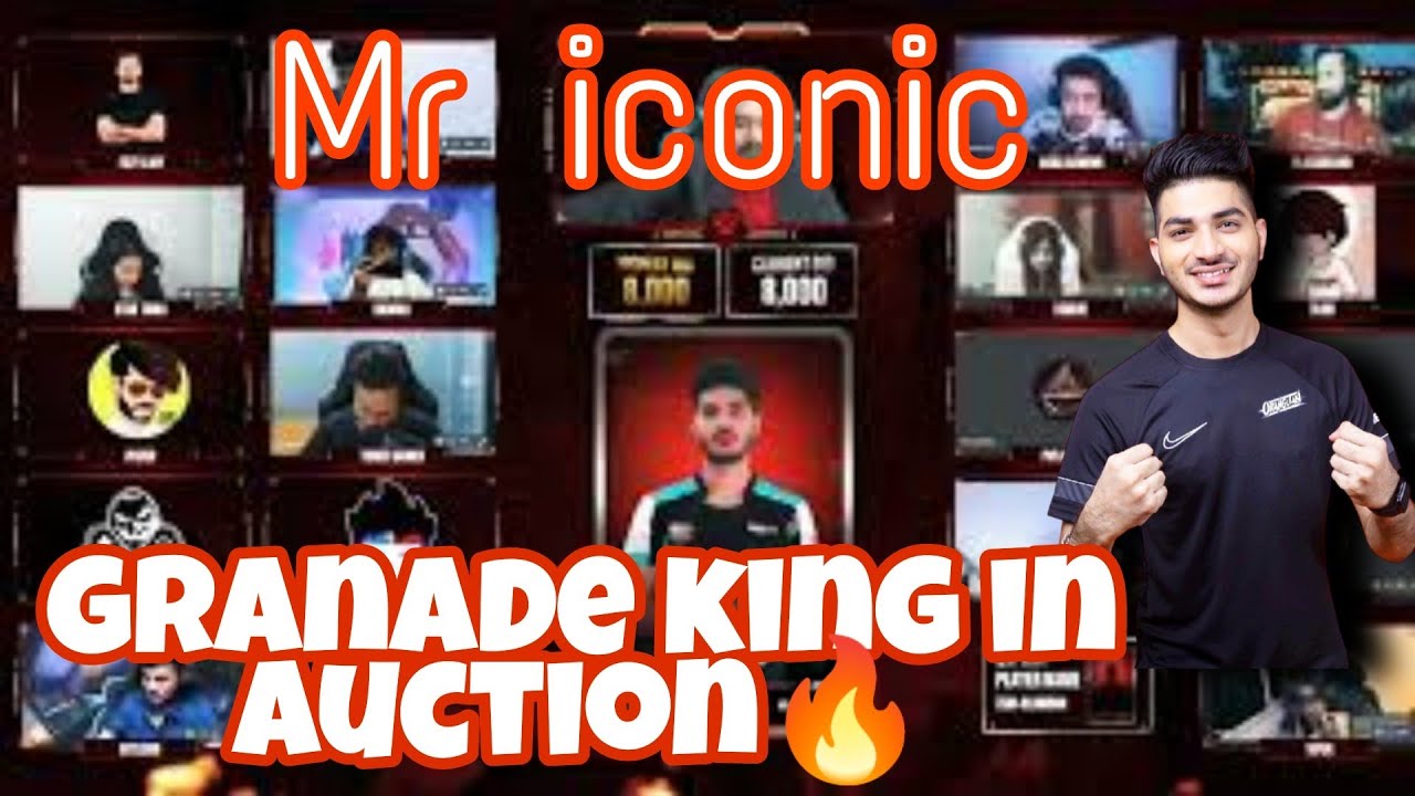 Grande king in auction🔥/mr iconic the launcher king/Hellraiser Invational auction