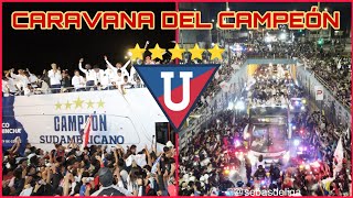 Recibimiento y Caravana al campeon de la Copa Sudamericana| Liga de Quito 🇪🇨